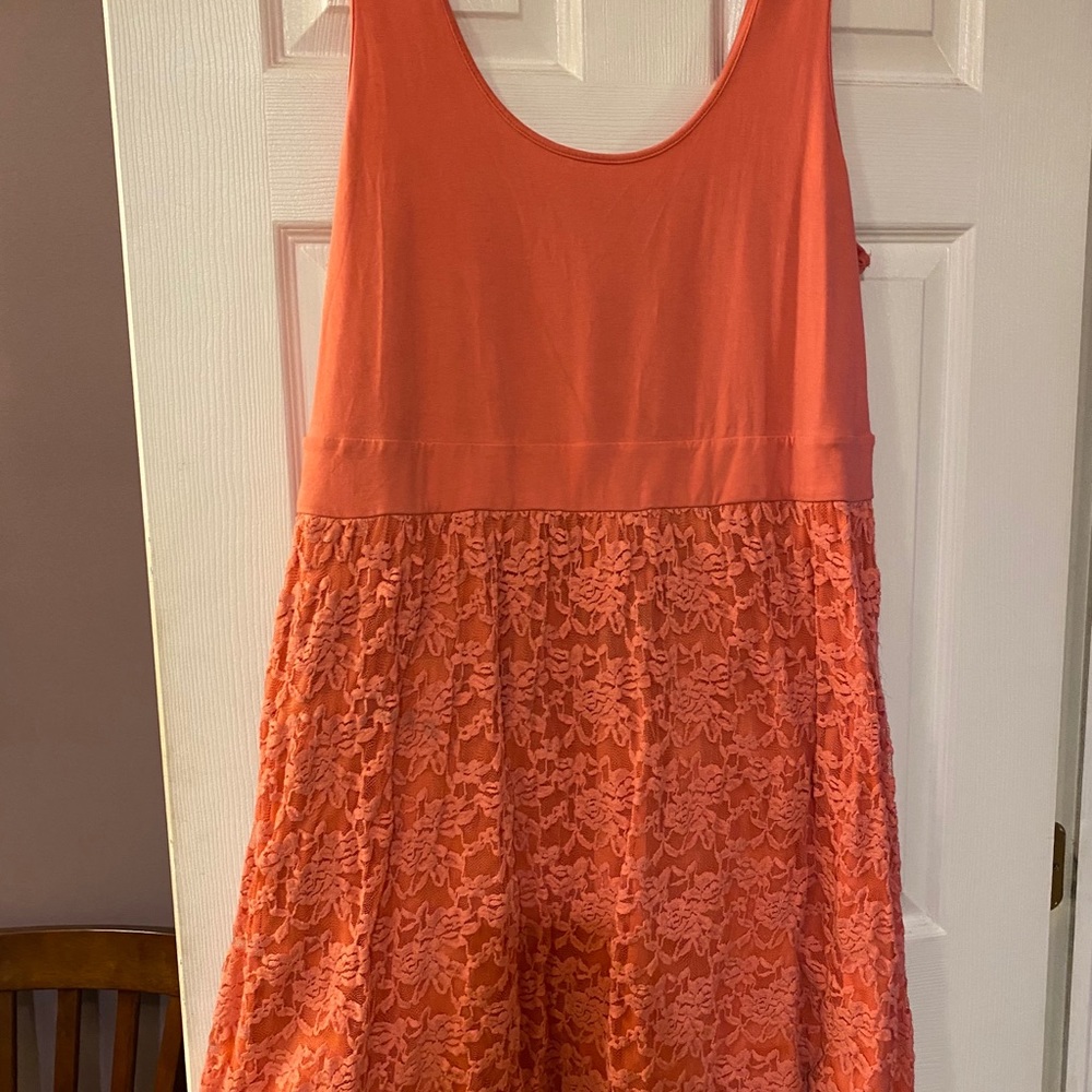 Torrid coral sun dress